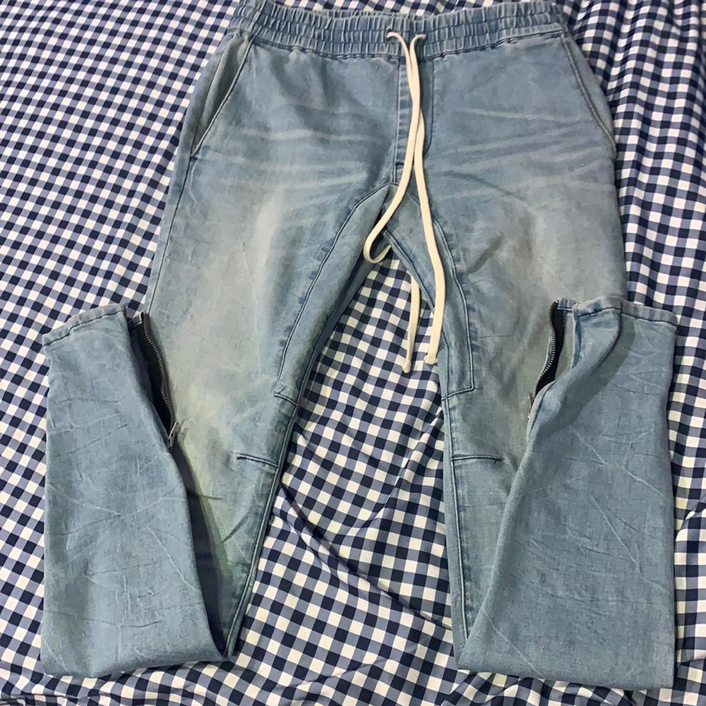 Pacsun denim zipper pants